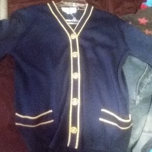 Knit sailor 2 piece suit